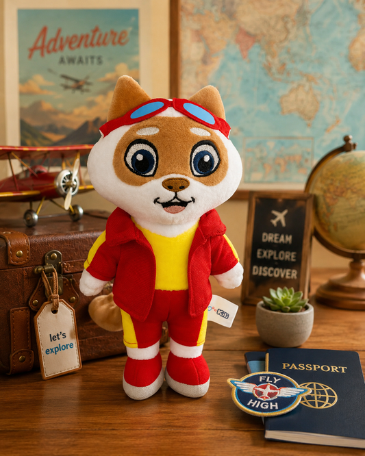 Miso the Pilot Plush Toy