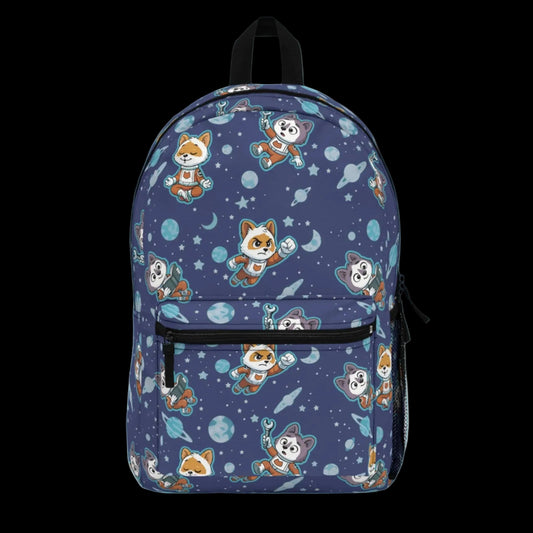 Blue Cosmic Adventure Backpack - One size - Bags