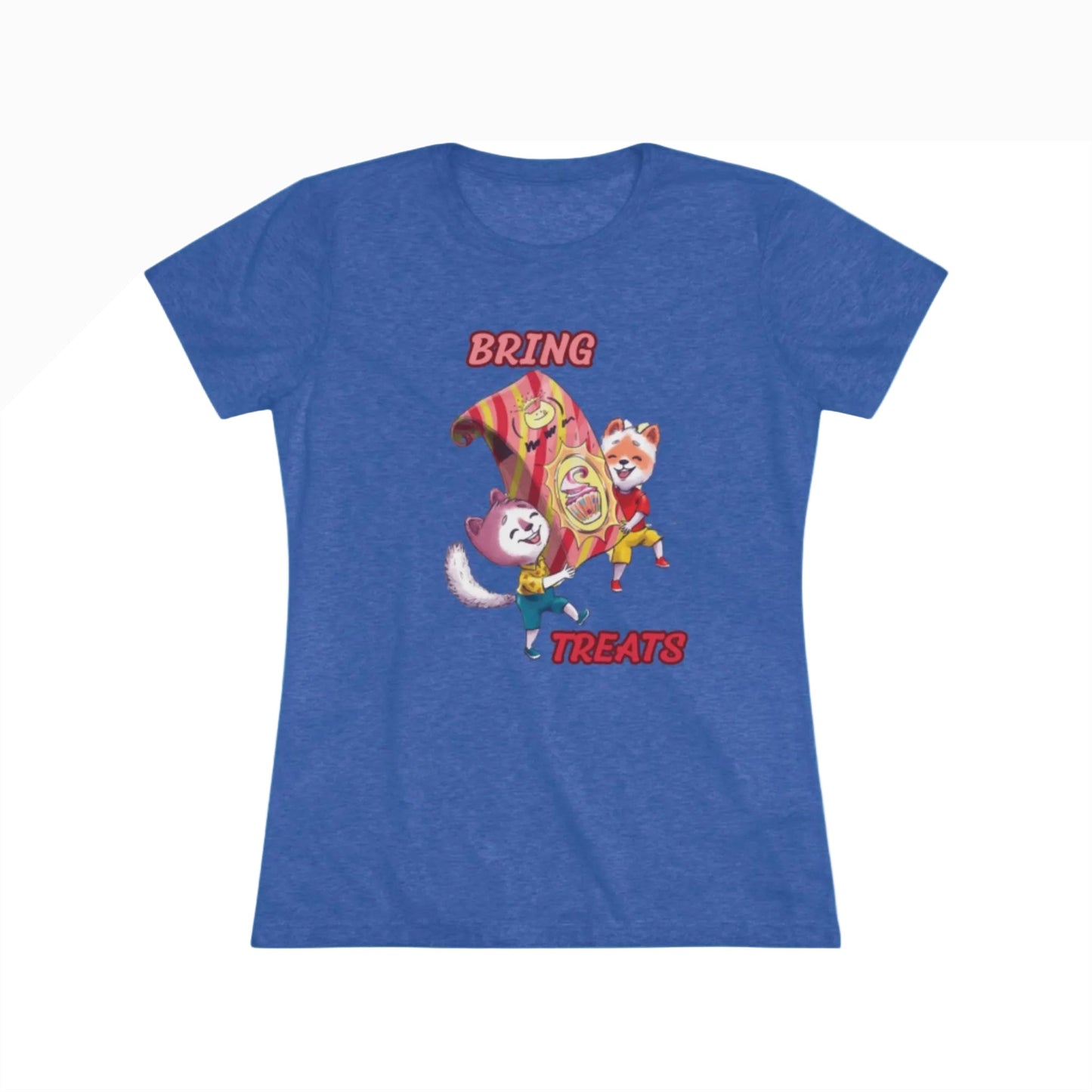 Bring Treats (Women’s Tee) - S / Tri-Blend Vintage Royal - T-Shirt