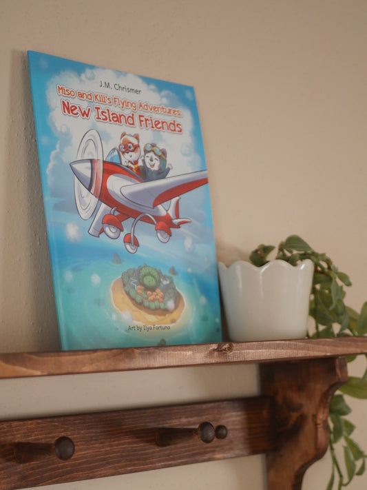 Plushie and hard book