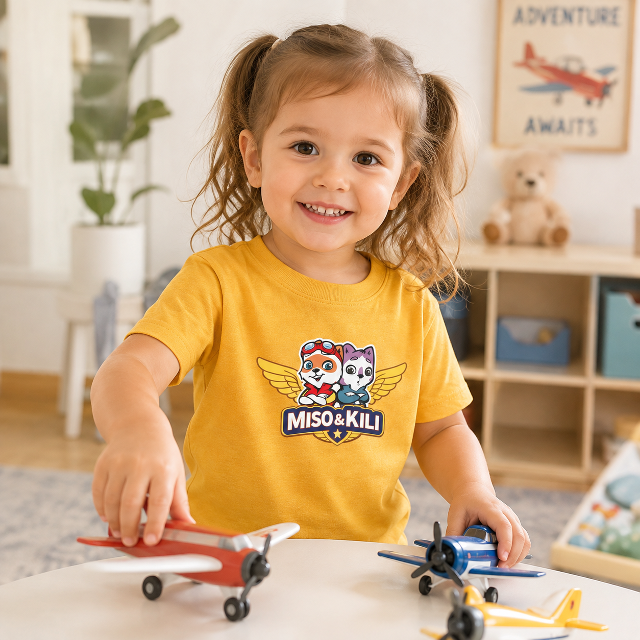 Miso & Kili Golden Wings(Toddler Tee)