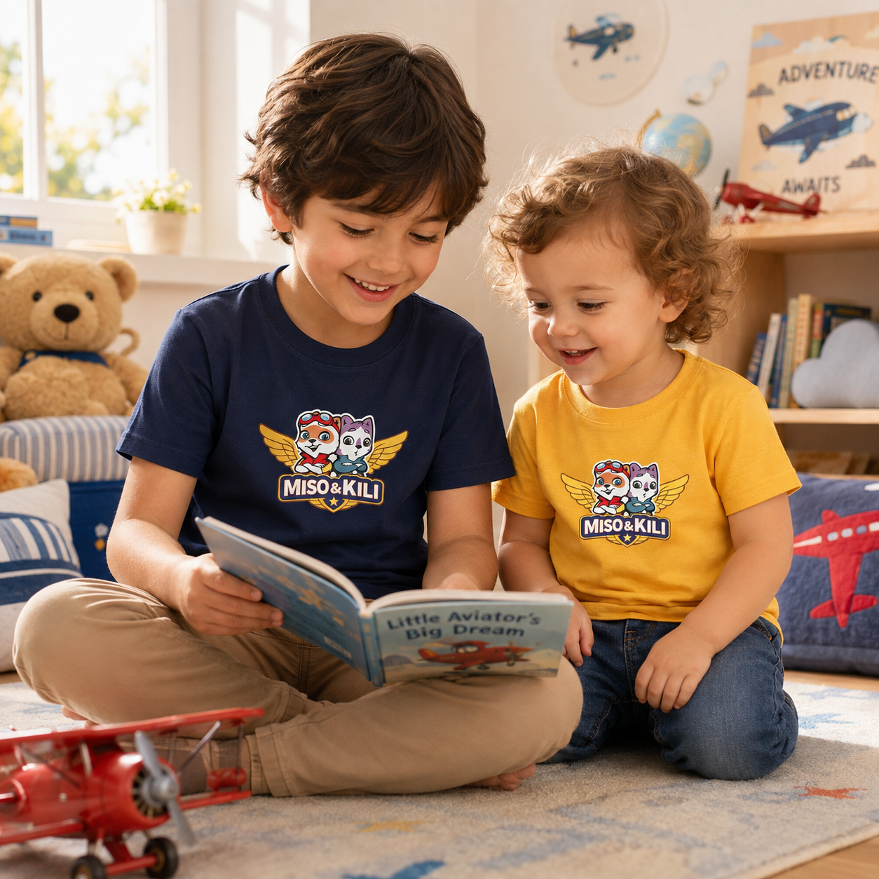 Miso & Kili Golden Wings(Toddler Tee)
