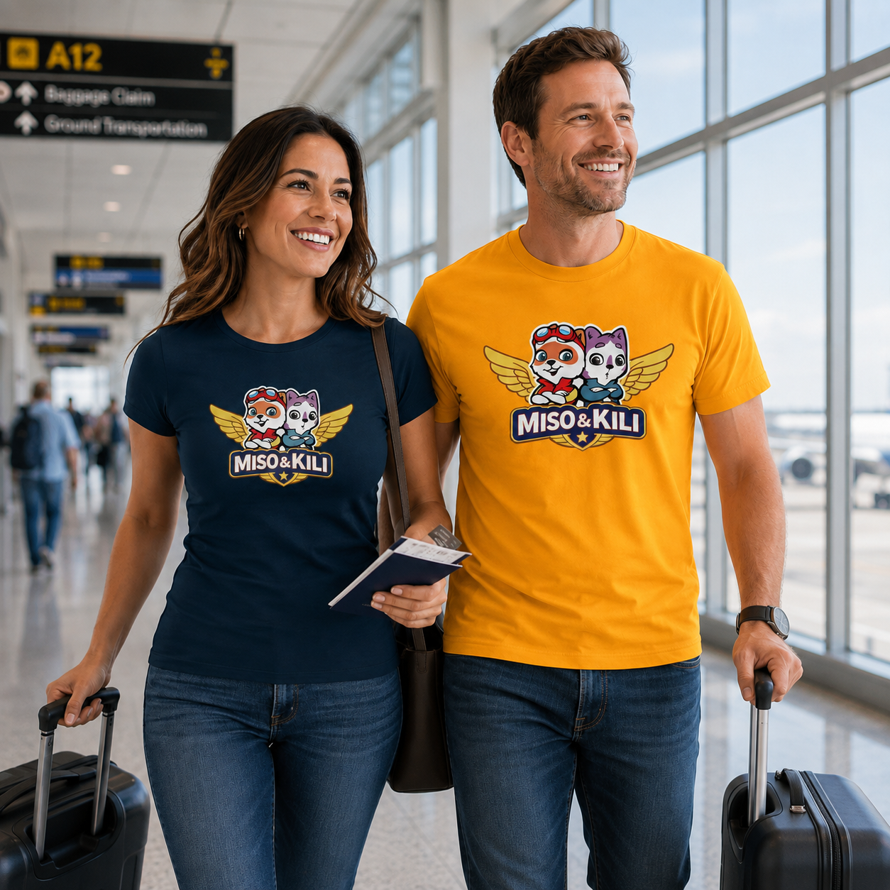 Miso & Kili Golden Wings (Men's Tee)