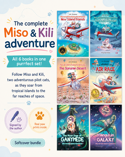 Miso & Kili's Flying Adventures: Complete Series Softcover Set (Books 1–6)