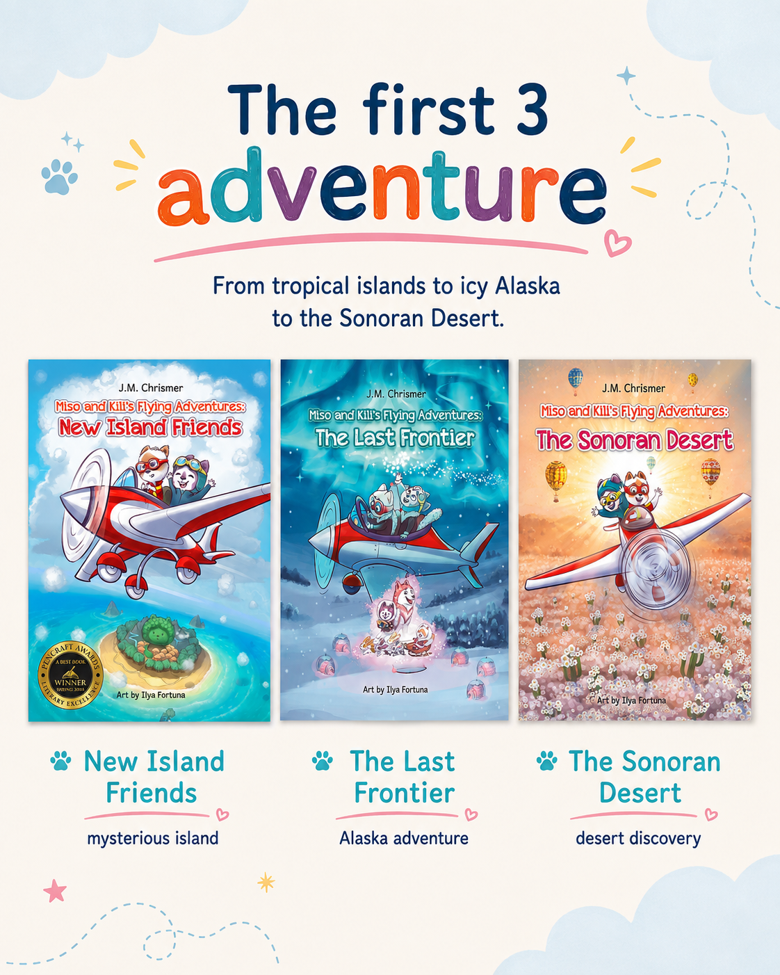 Miso & Kili's Flying Adventures: Complete Series Softcover Set (Books 1–6)