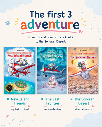 Miso & Kili's Flying Adventures: Complete Series Softcover Set (Books 1–6)