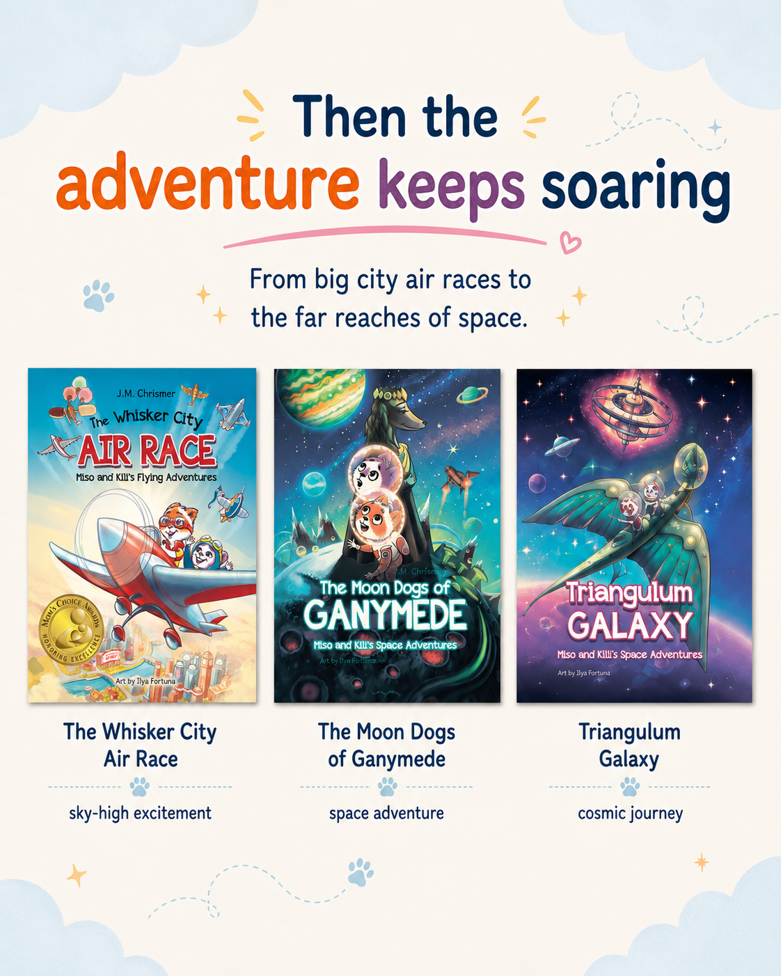 Miso & Kili's Flying Adventures: Complete Series Softcover Set (Books 1–6)