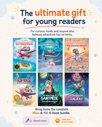 Miso & Kili's Flying Adventures: Complete Series Softcover Set (Books 1–6)