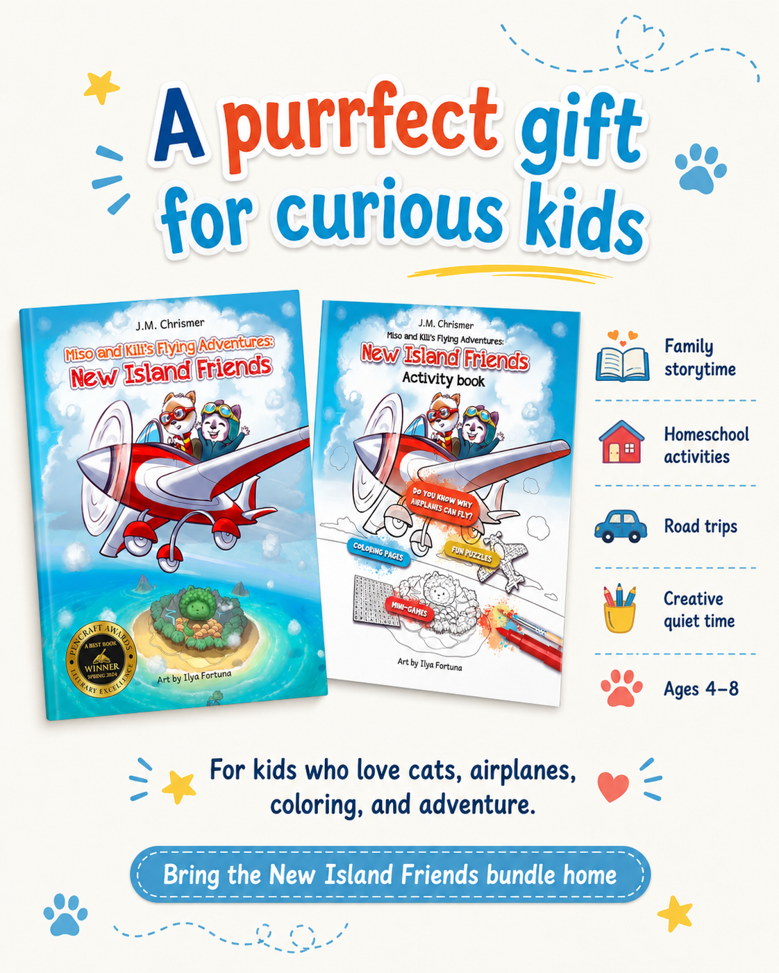 New Island Friend Activity Book Bundle