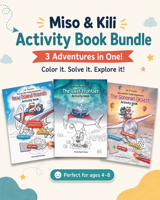 Miso & Kili Activity Book Bundle — 3 Adventures in One!