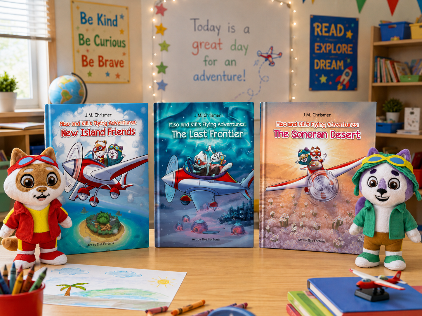 Miso & Kili’s Flying Adventures — Books 1–3 Bundle (softcovers)