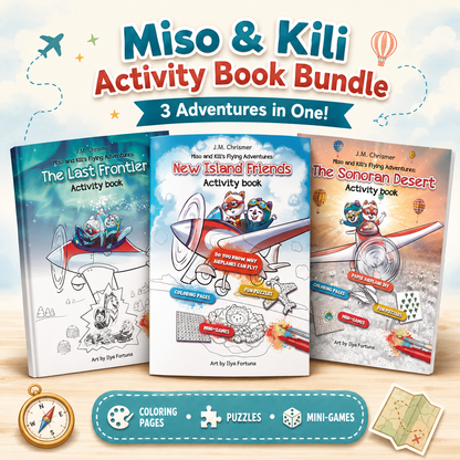 Miso & Kili Activity Book Bundle — 3 Adventures in One!