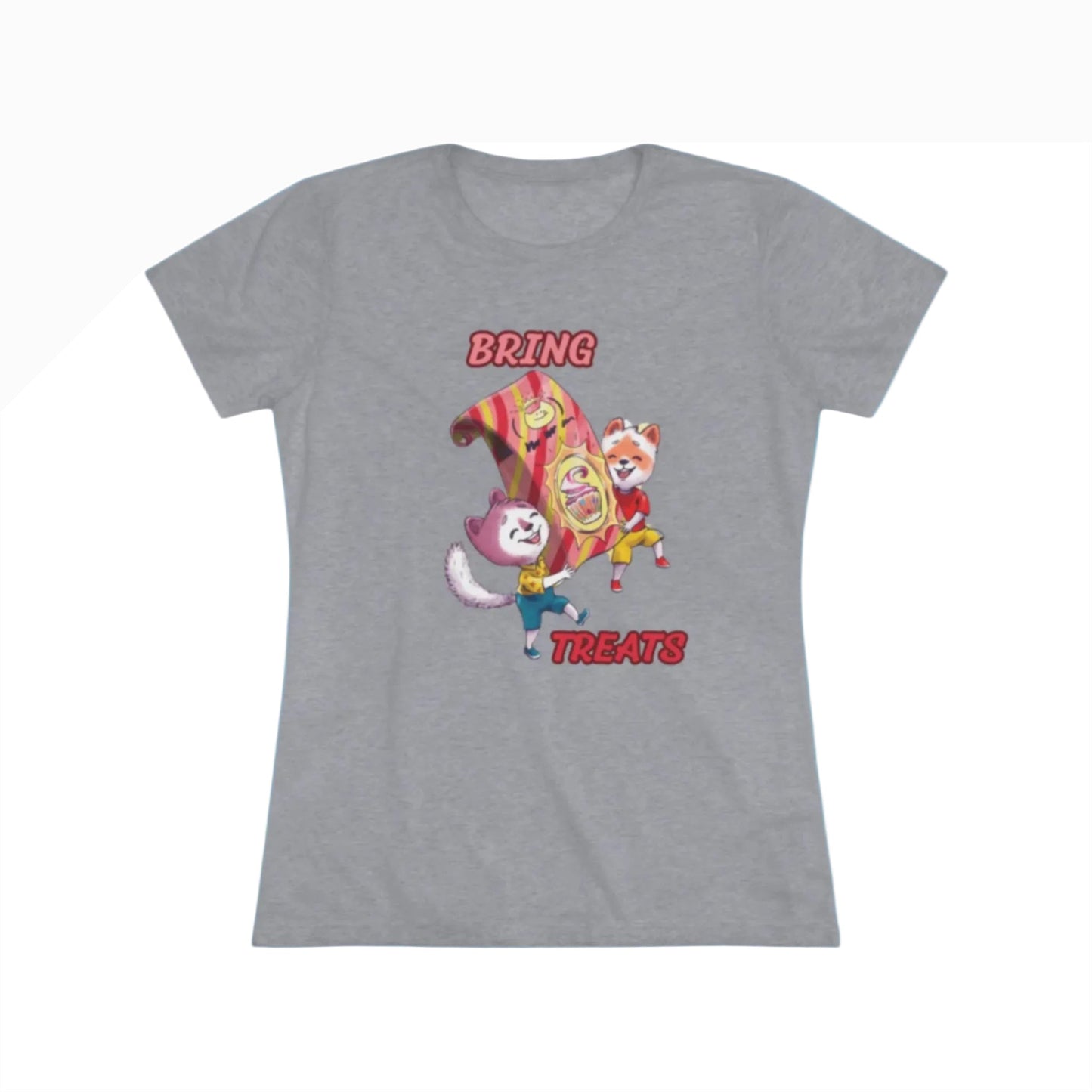 Bring Treats (Women’s Tee) - S / Tri-Blend Premium Heather - T-Shirt