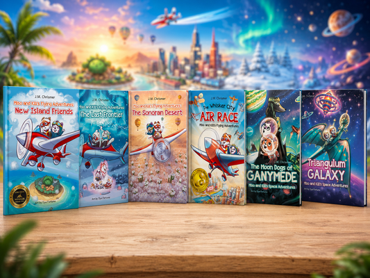 Miso & Kili’s Flying Adventures: Complete Series Softcover Set (Books 1–6) - Children books