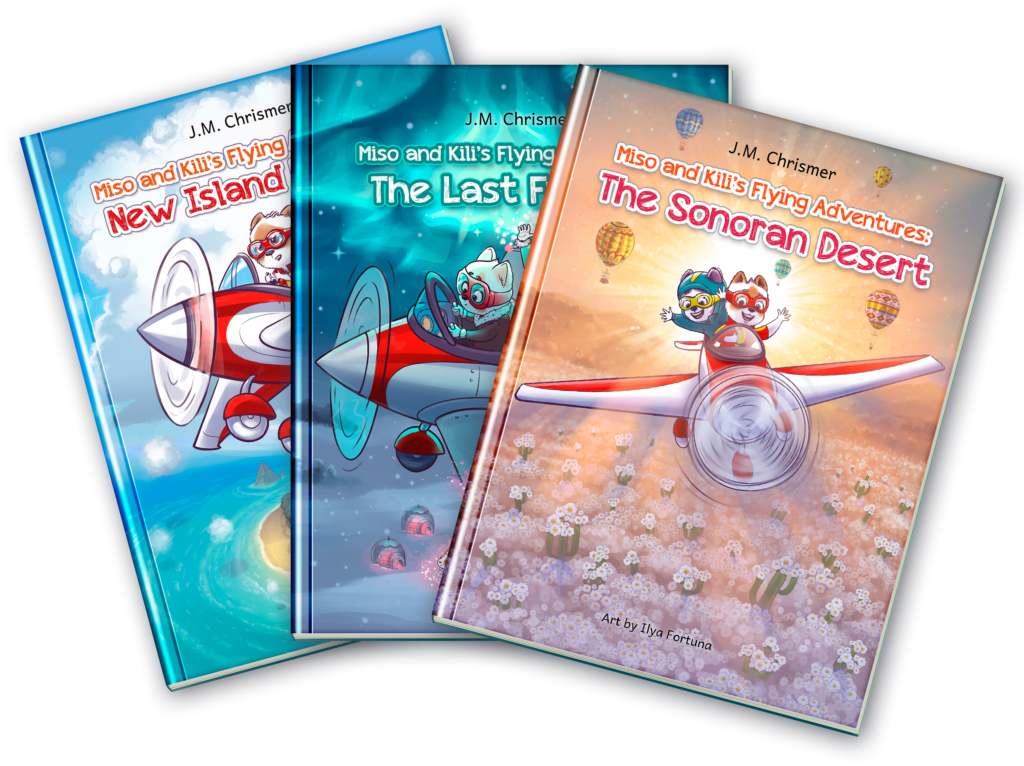 Miso & Kili’s Flying Adventures — Books 1–3 Bundle (softcovers)