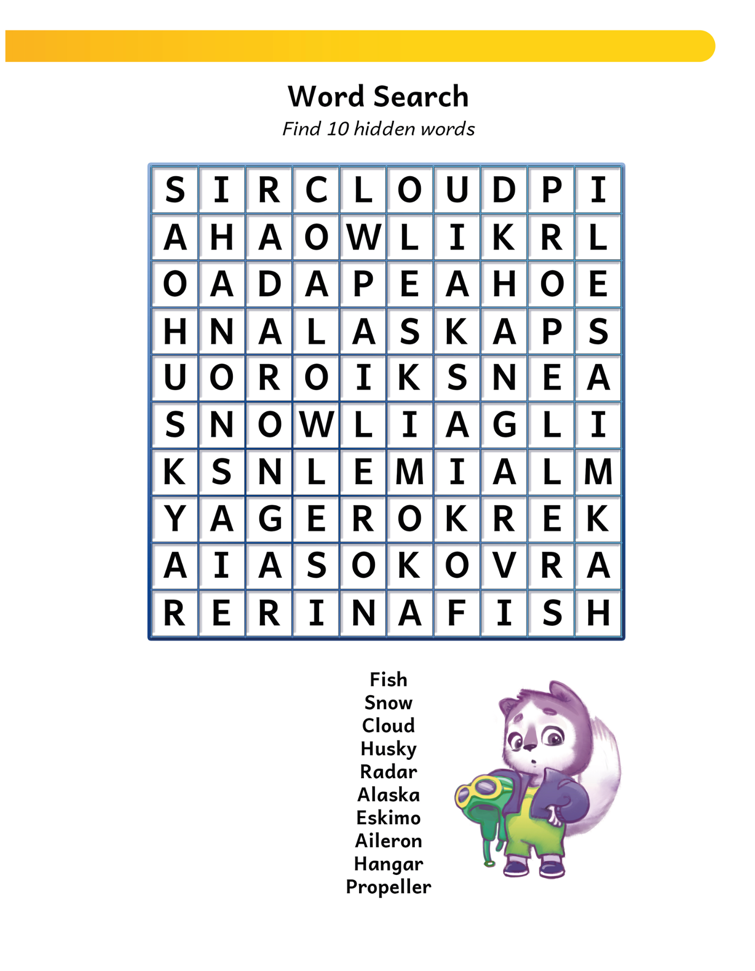 The Last Frontier Activity Book (digital download)