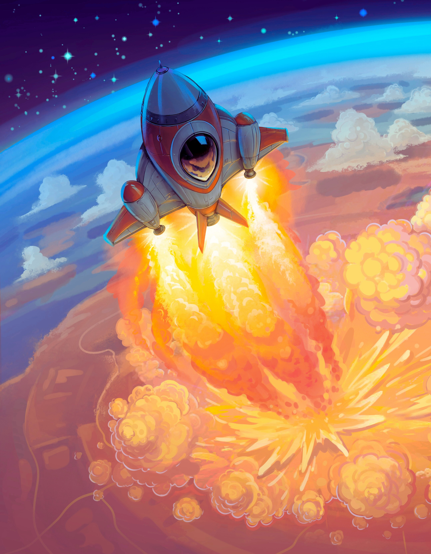The Moon Dogs of Ganymede - Children books